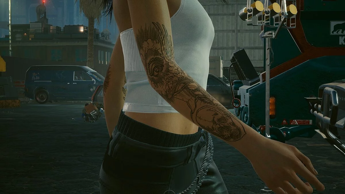 Cyberpunk 2077 — Татуировки для руки