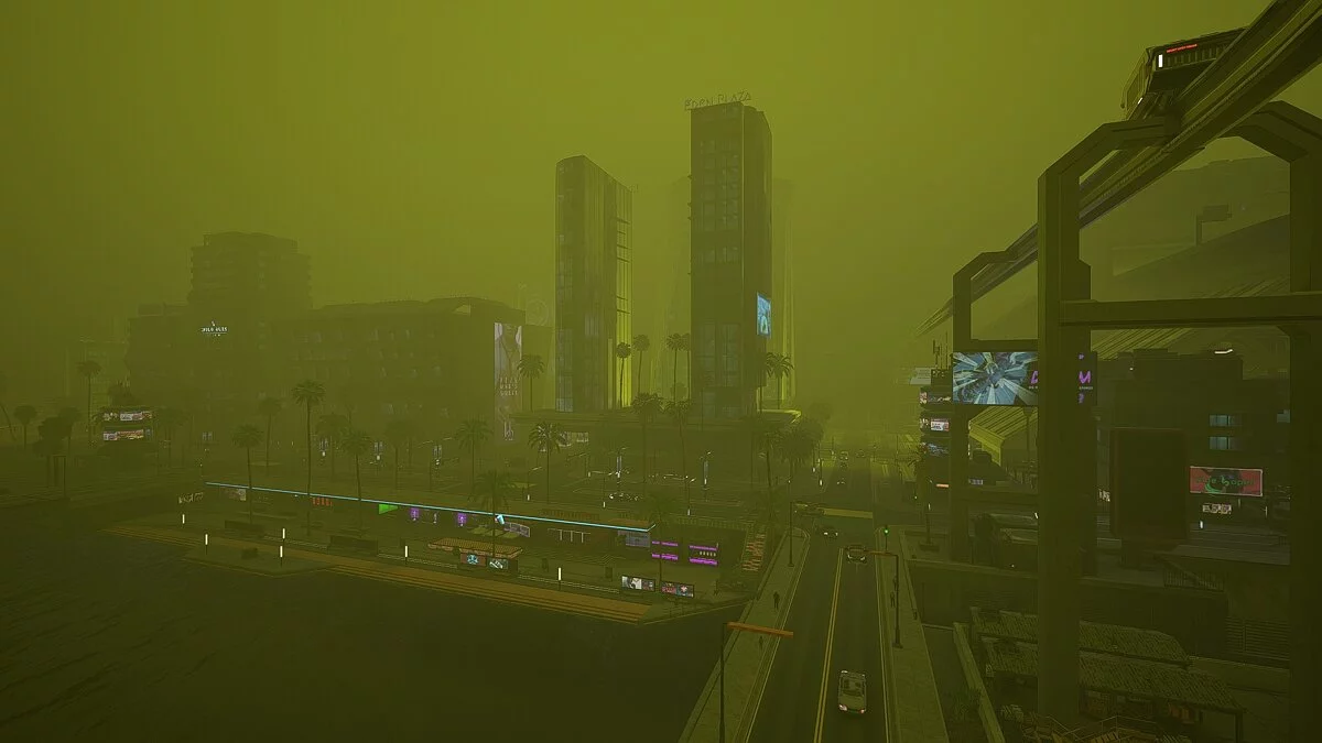 Cyberpunk 2077 — Геоинженерия - изменение погоды