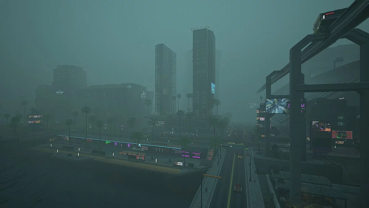 Cyberpunk 2077 — Геоинженерия - изменение погоды