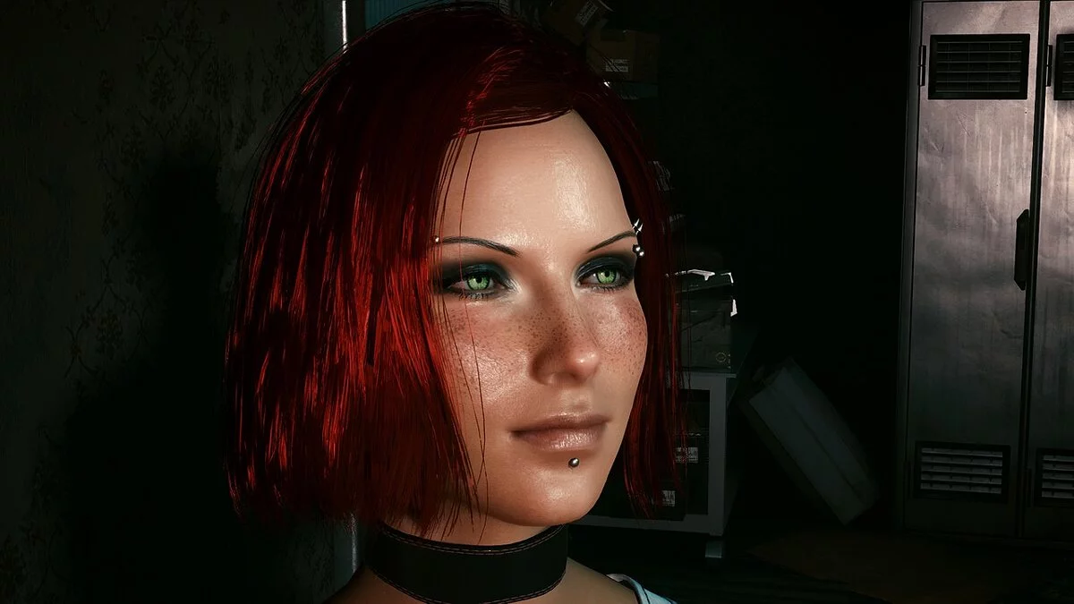 Cyberpunk 2077 — Открытые волосы Нины