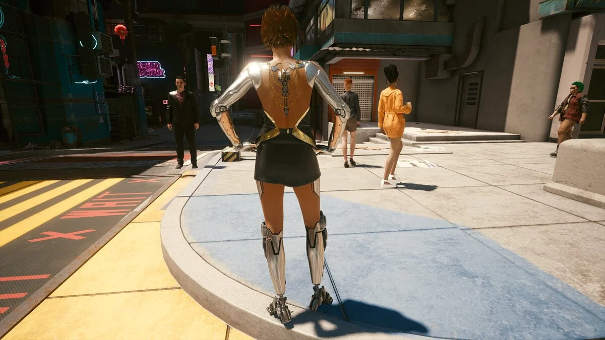 Cyberpunk 2077 — Разноцветное кибер-тело