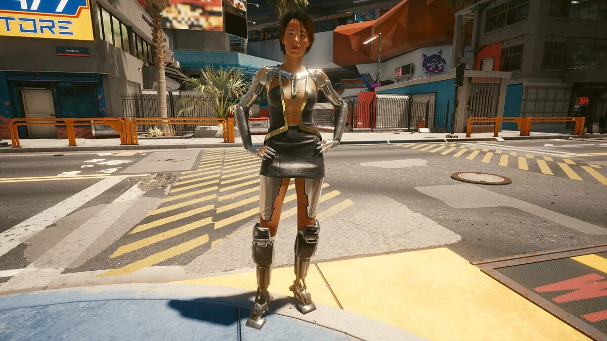 Cyberpunk 2077 — Разноцветное кибер-тело
