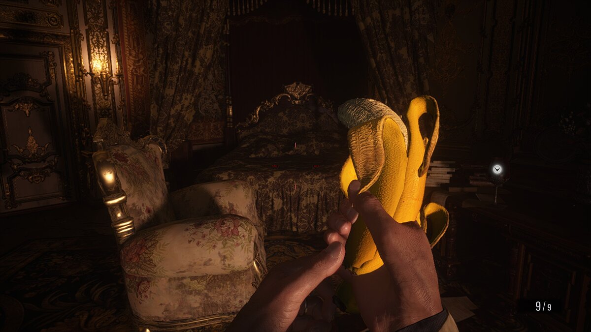 Resident Evil Village — Банановый пистолет и ложка