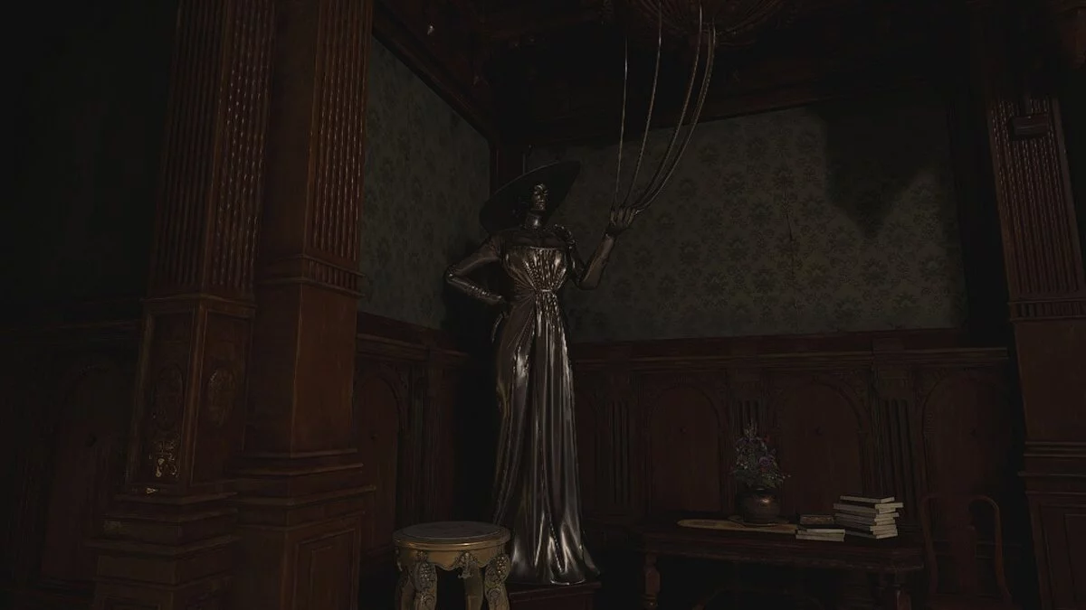 Resident Evil Village — Статуи Димитреску вместо доспехов
