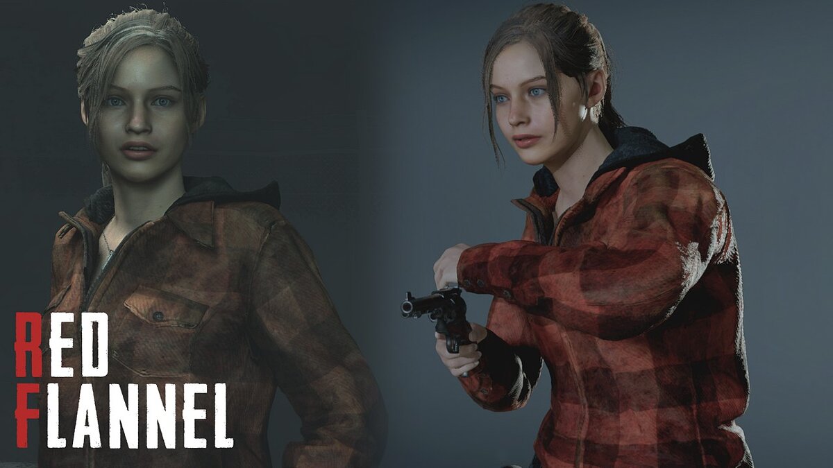 Resident Evil 2 — Красная фланелевая рубашка для Клэр