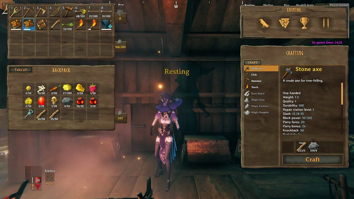 Valheim — Настраиваемый рюкзак