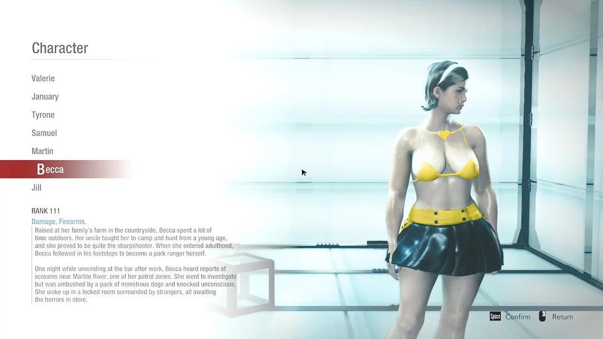 Resident Evil: Resistance — Фигуристая рейнджер Бекка