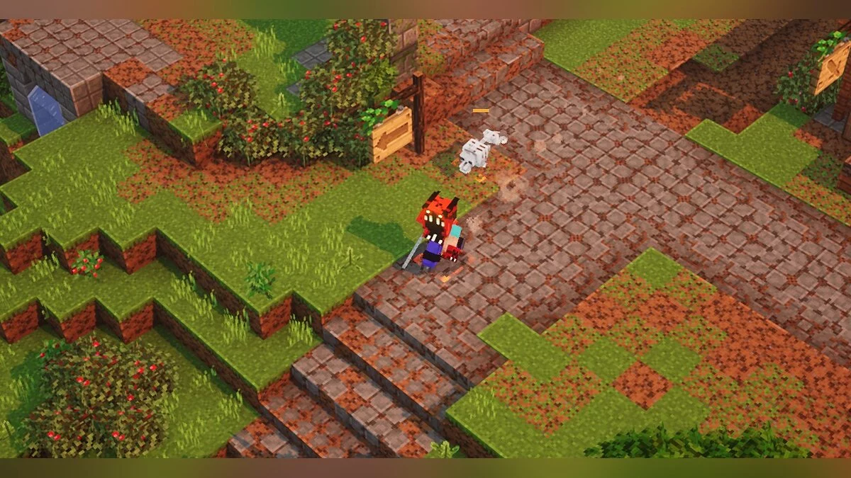 Minecraft Dungeons — Скелет-волк