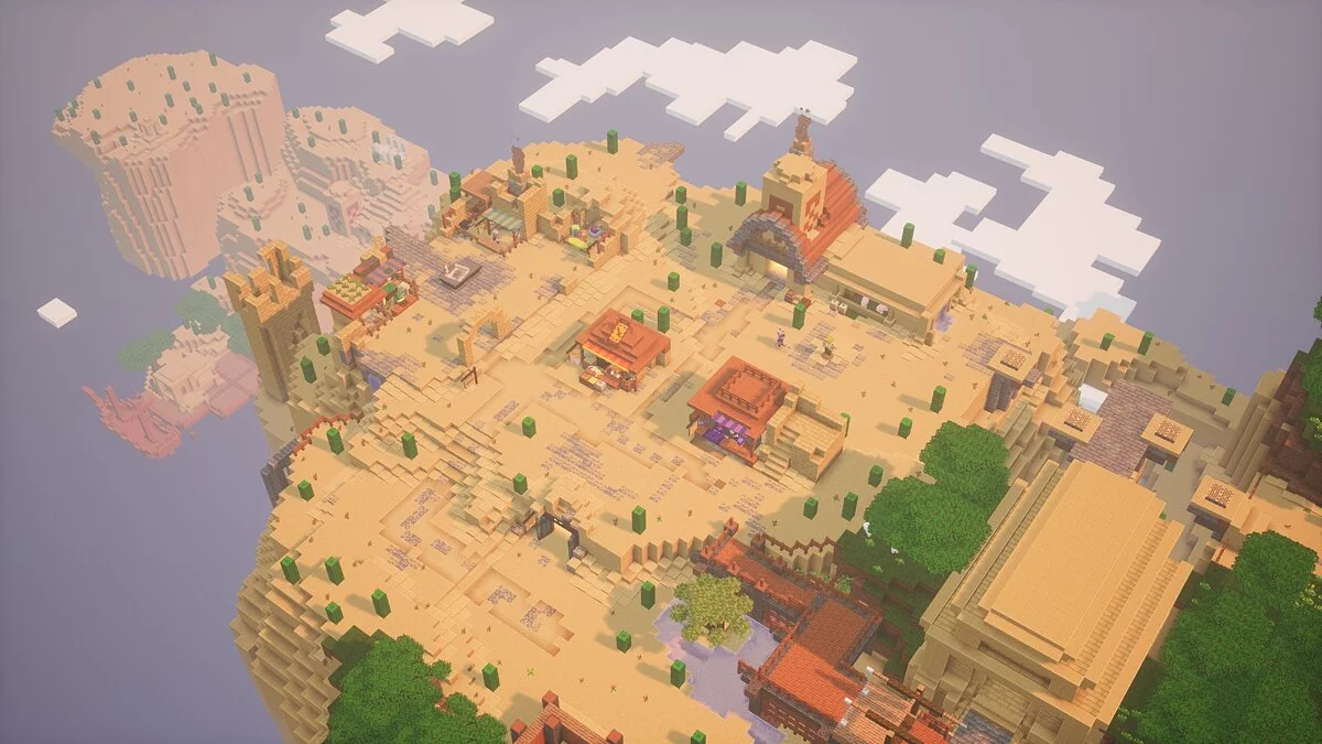 Minecraft Dungeons — Лагерь в пустыне