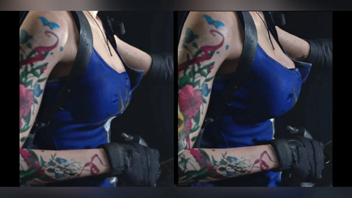 Resident Evil 3 — Джилл с большой грудью