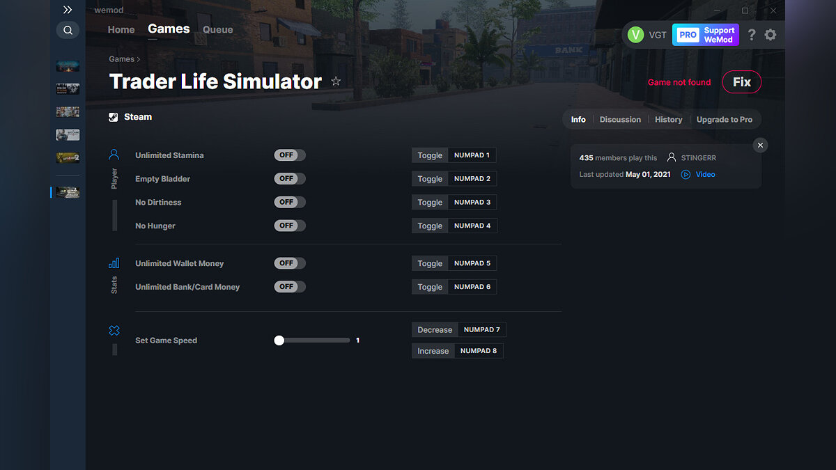 Trader Life Simulator — Трейнер (+7) от 01.05.2021 [WeMod] / Трейнеры / Читы