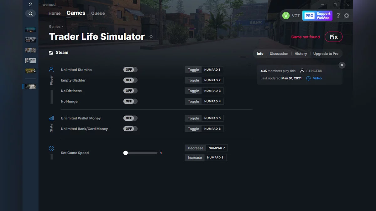 Trader Life Simulator — Трейнер (+7) от 01.05.2021 [WeMod]