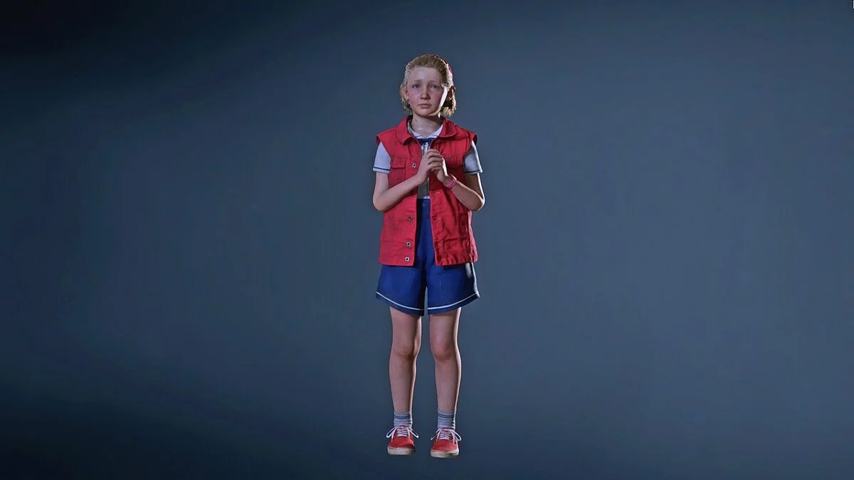 Resident Evil 2 — Клэр и Шерри в классических костюмах