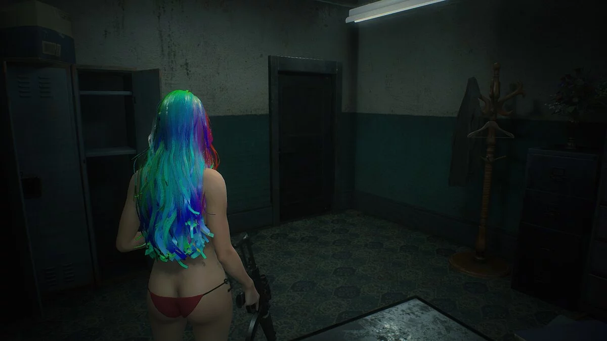 Resident Evil 2 — Длинные радужные волосы для Клэр