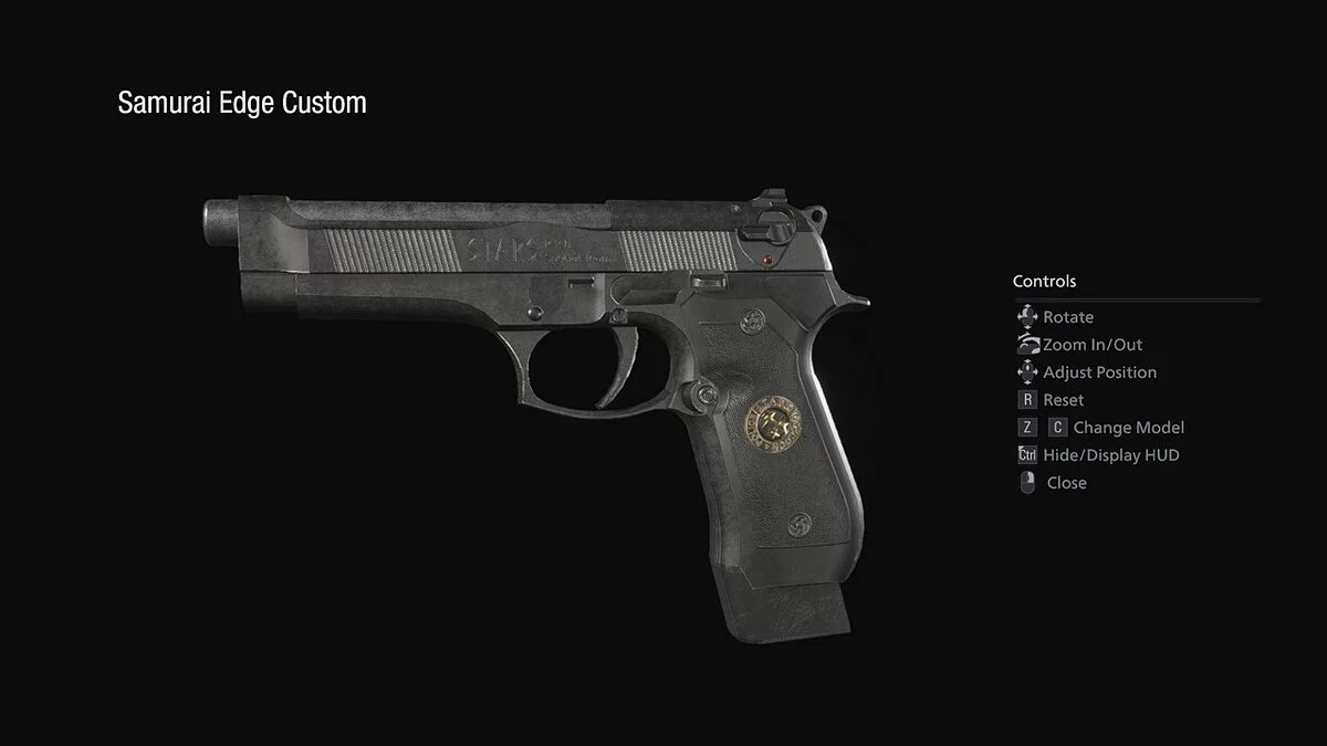 Resident Evil Village — Пистолет «Клинок самурая»