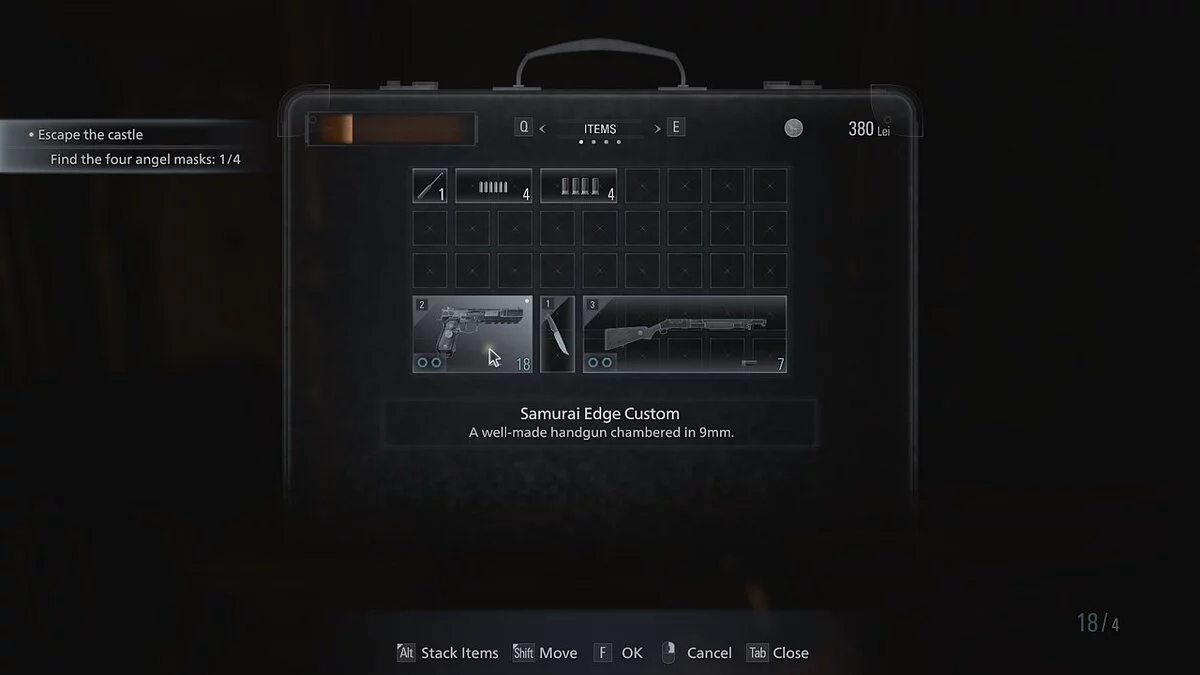 Resident Evil Village — Пистолет «Клинок самурая»