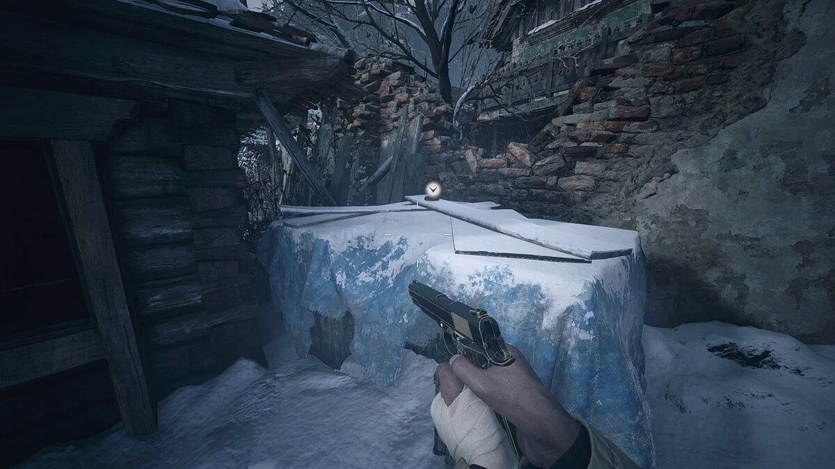 Resident Evil Village — Золотой пистолет M1911