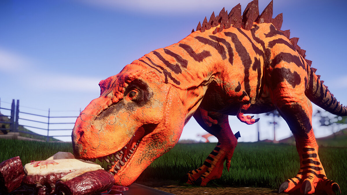 Jurassic World Evolution — Тираннозавр 40 уровня