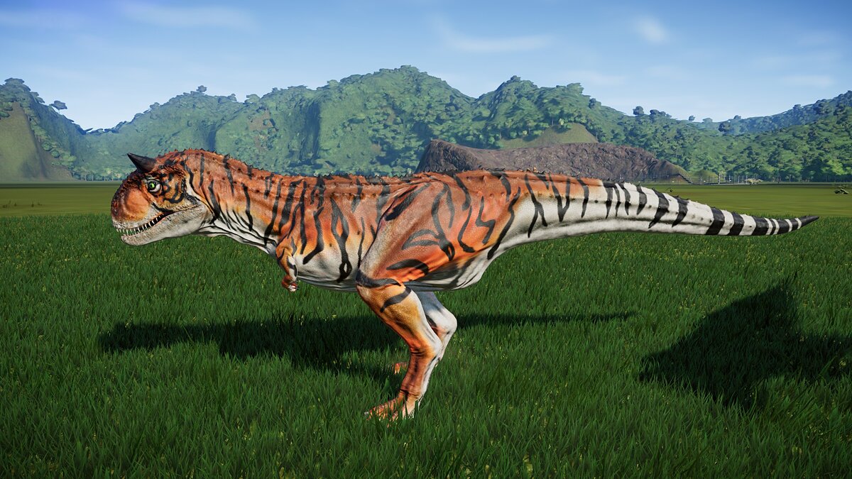 Jurassic World Evolution — Тигровый карнотавр