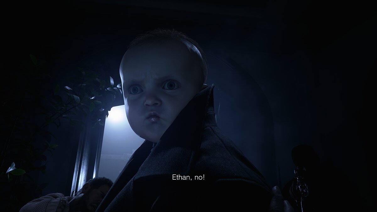 Resident Evil Village — Лицо ребенка вместо лица Криса