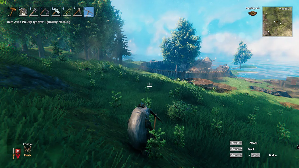 Valheim — Настройка автосбора предметов