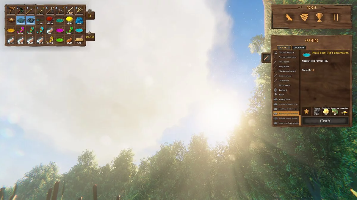 Valheim — Улучшенные зелья