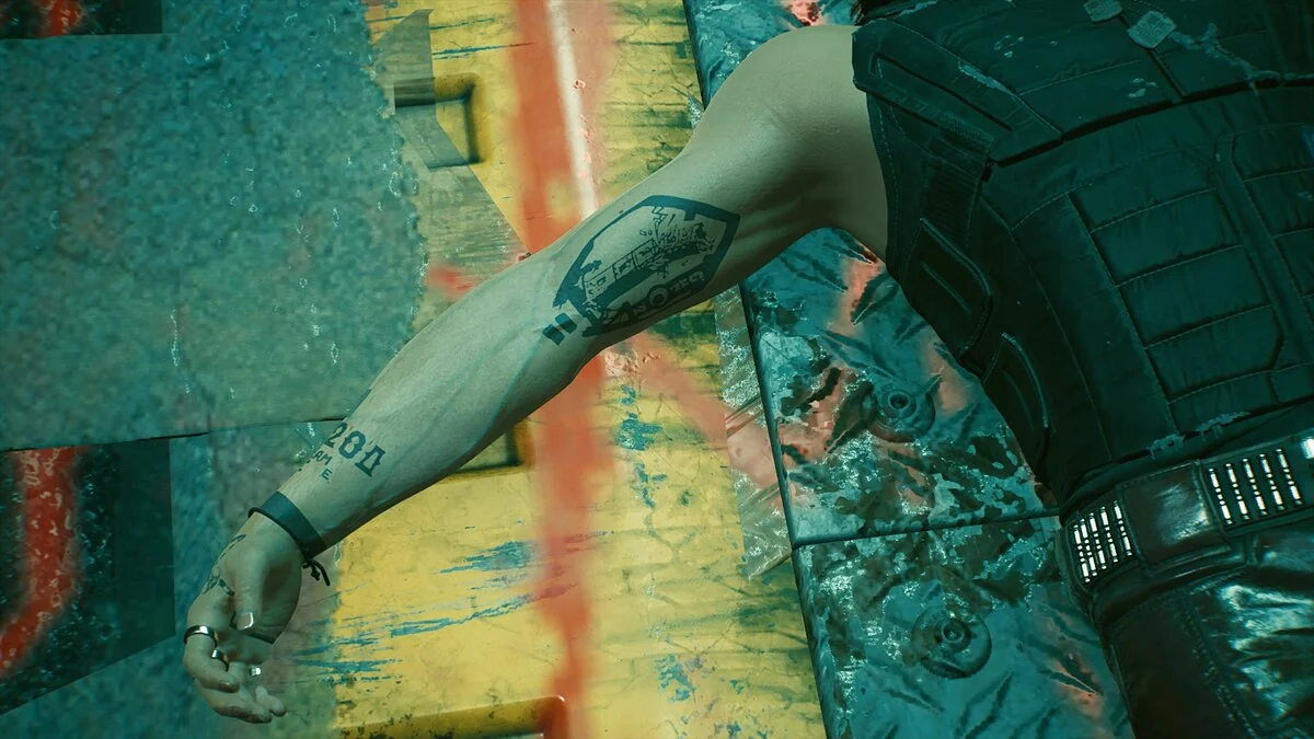 Cyberpunk 2077 — Джонни без волос в подмышках