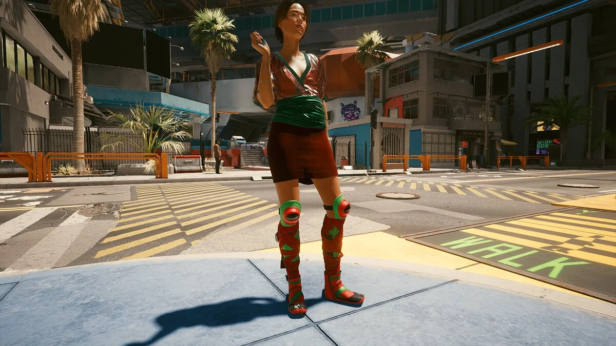 Cyberpunk 2077 — Разноцветные сапоги ниндзя