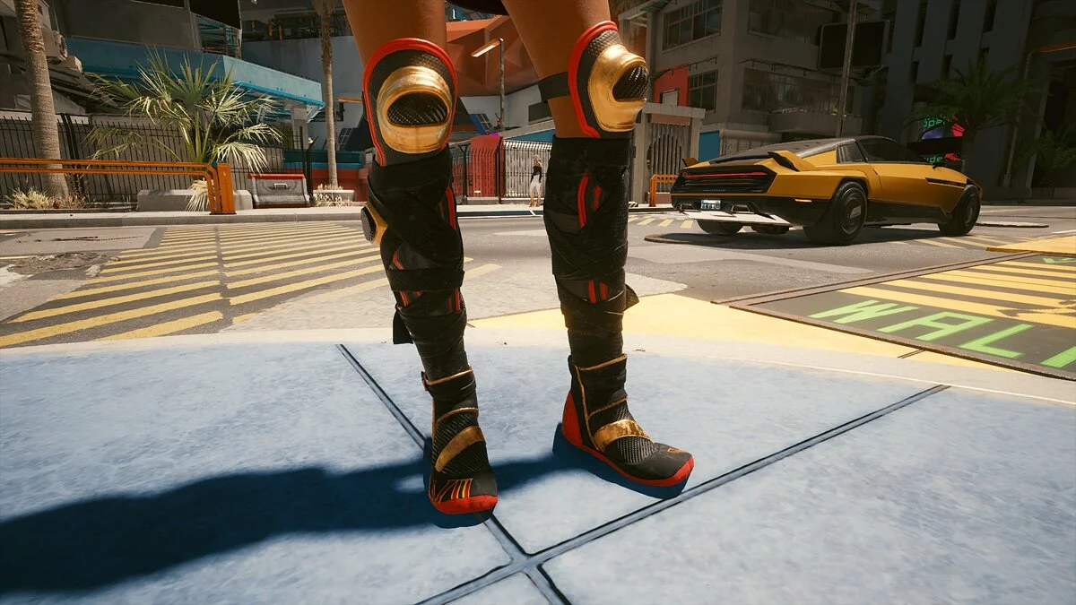Cyberpunk 2077 — Разноцветные сапоги ниндзя