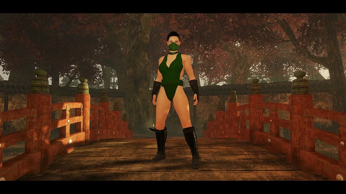 Nioh 2: Complete Edition — Костюм Китаны из игры Mortal Kombat 3