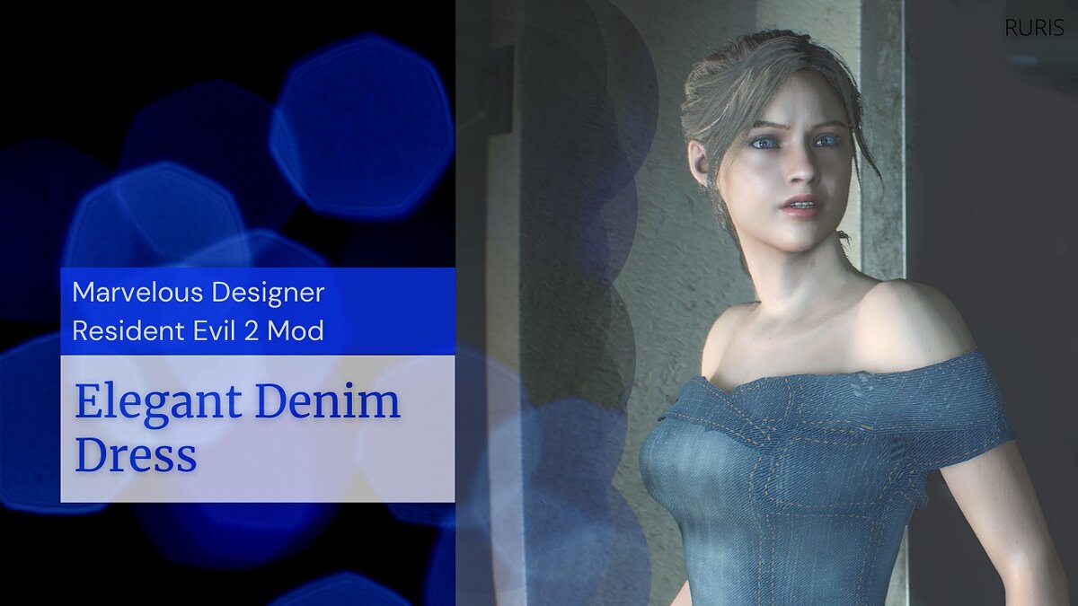 Resident Evil 2 — Элегантное джинсовое платье для Клэр