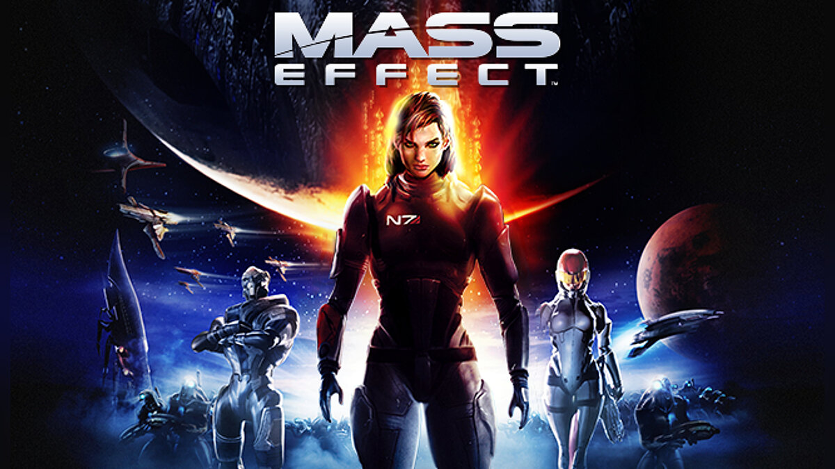 Mass Effect Legendary Edition — Женщина Шепард в заставке