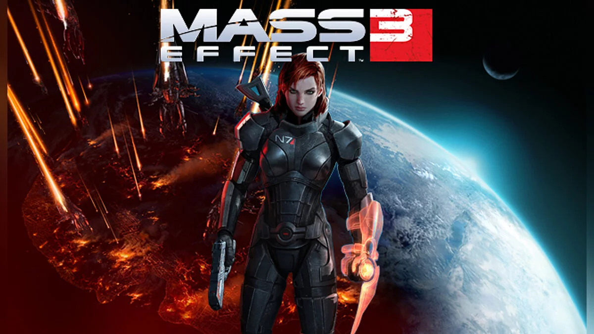 Mass Effect Legendary Edition — Женщина Шепард в заставке