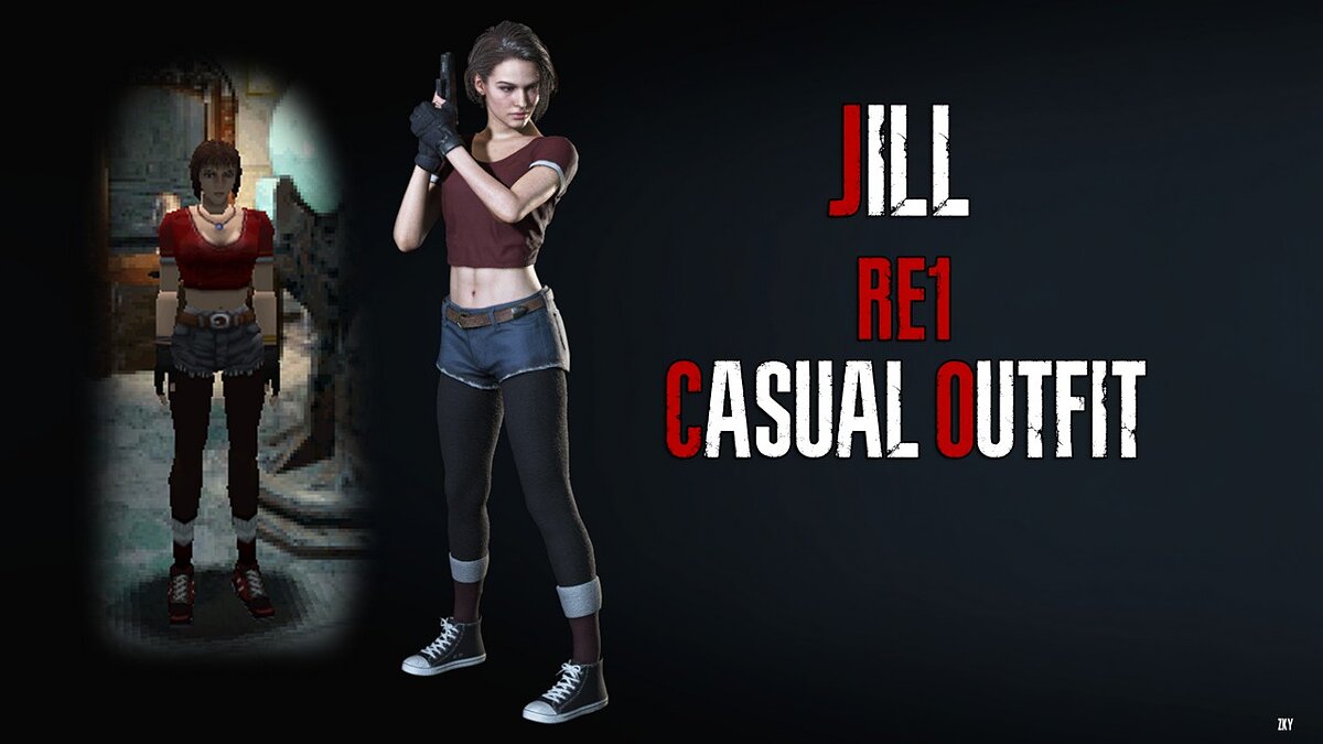 Resident Evil 3 — Джилл в повседневной одежде