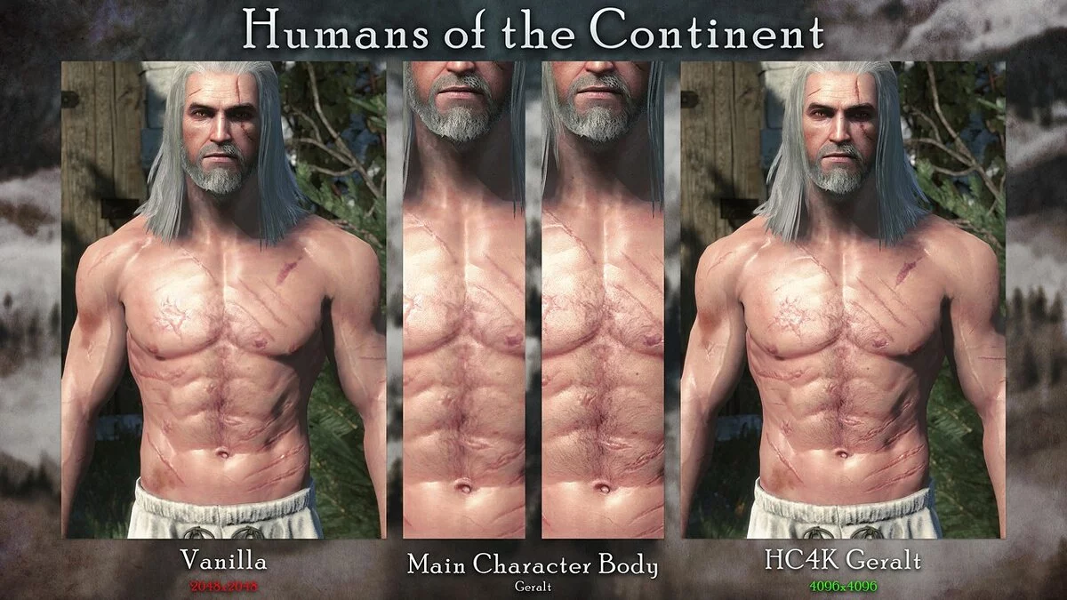 The Witcher 3: Wild Hunt - Complete Edition — Люди в 4K и 2K