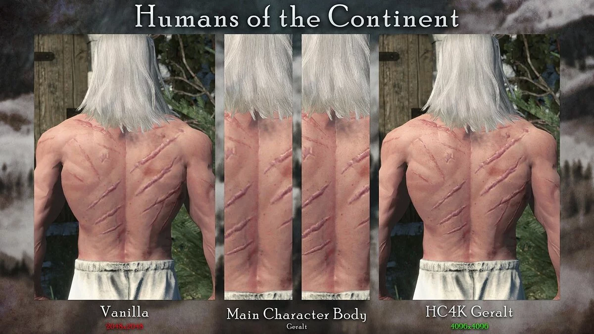 The Witcher 3: Wild Hunt - Complete Edition — Люди в 4K и 2K