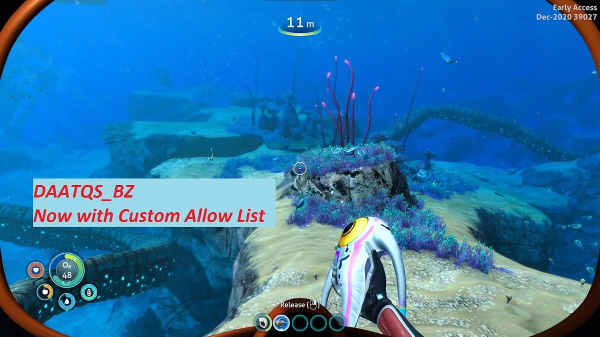 Subnautica: Below Zero — Отключить автоматическое добавление в быстрые слоты