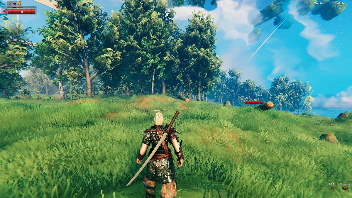 Valheim — Красная катана