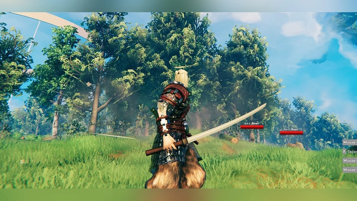 Valheim — Красная катана
