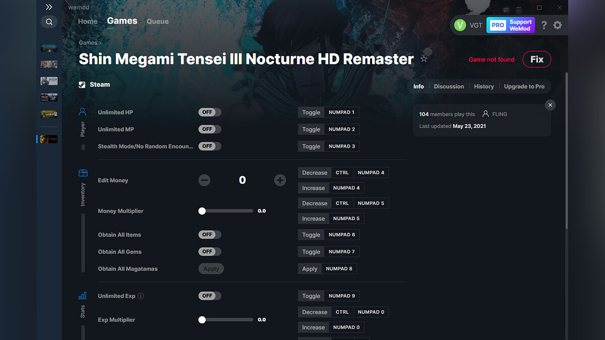 Shin Megami Tensei 3: Nocturne — Трейнер (+17) от 23.05.2021 [WeMod]