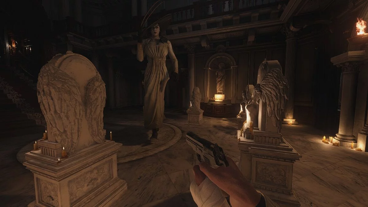 Resident Evil Village — Очень высокая леди Димитреску