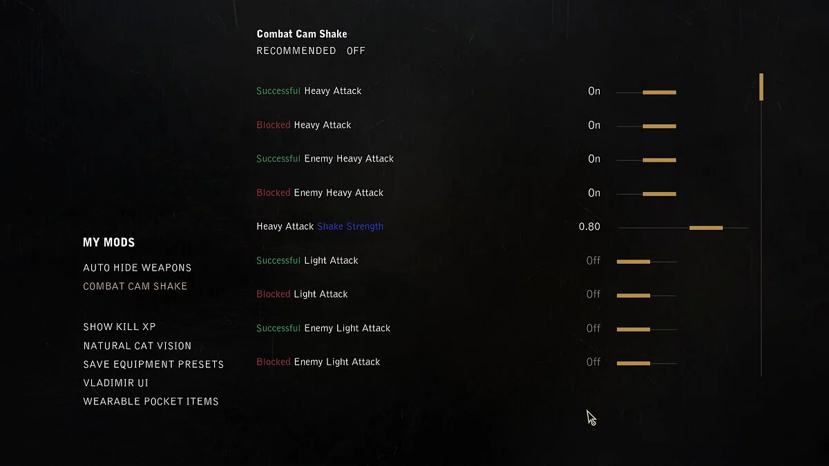 The Witcher 3: Wild Hunt - Complete Edition — Дрожание камеры в бою