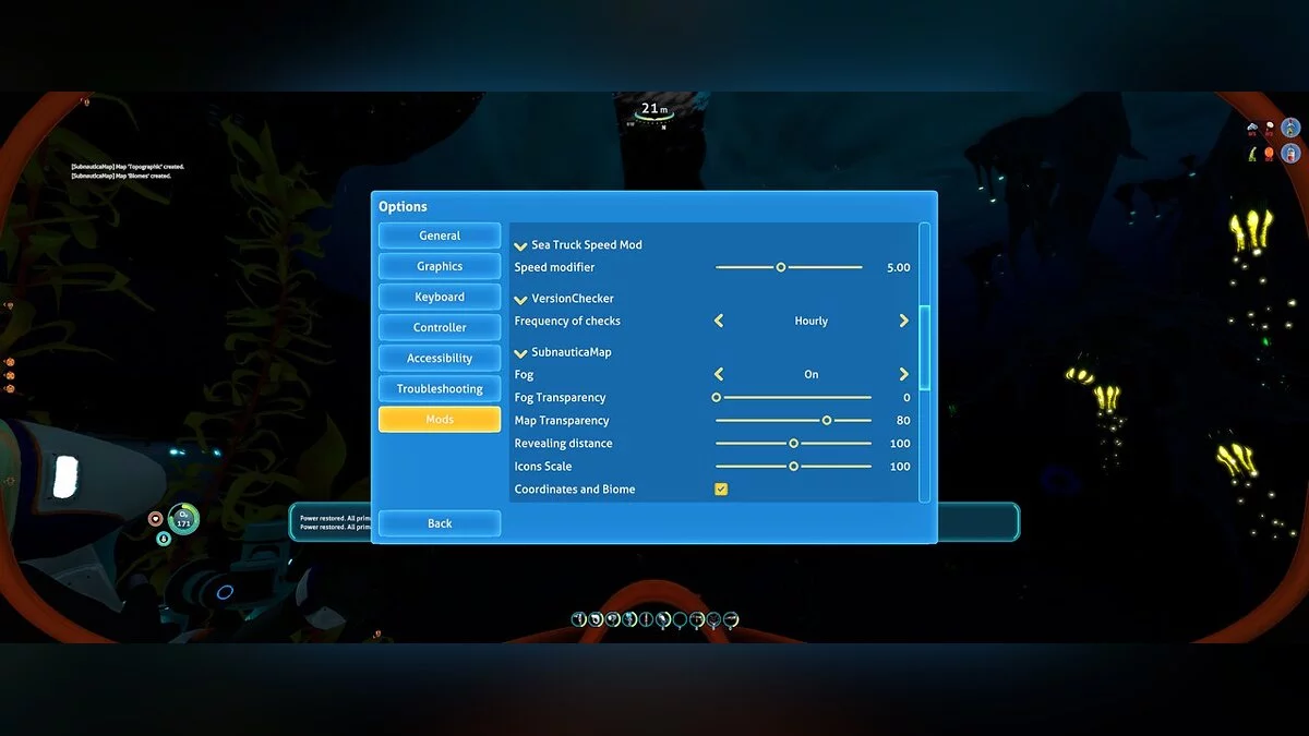 Subnautica: Below Zero — Модификатор скорости «Морехода»