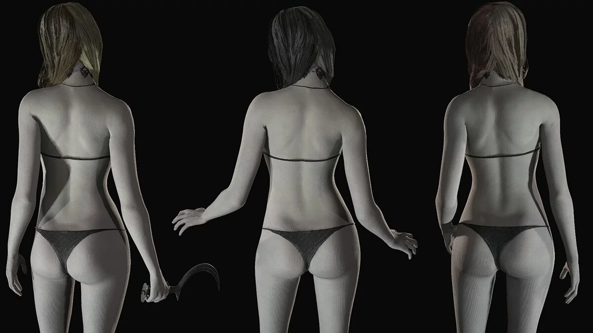 Resident Evil Village — Дочери Димитреску в бикини