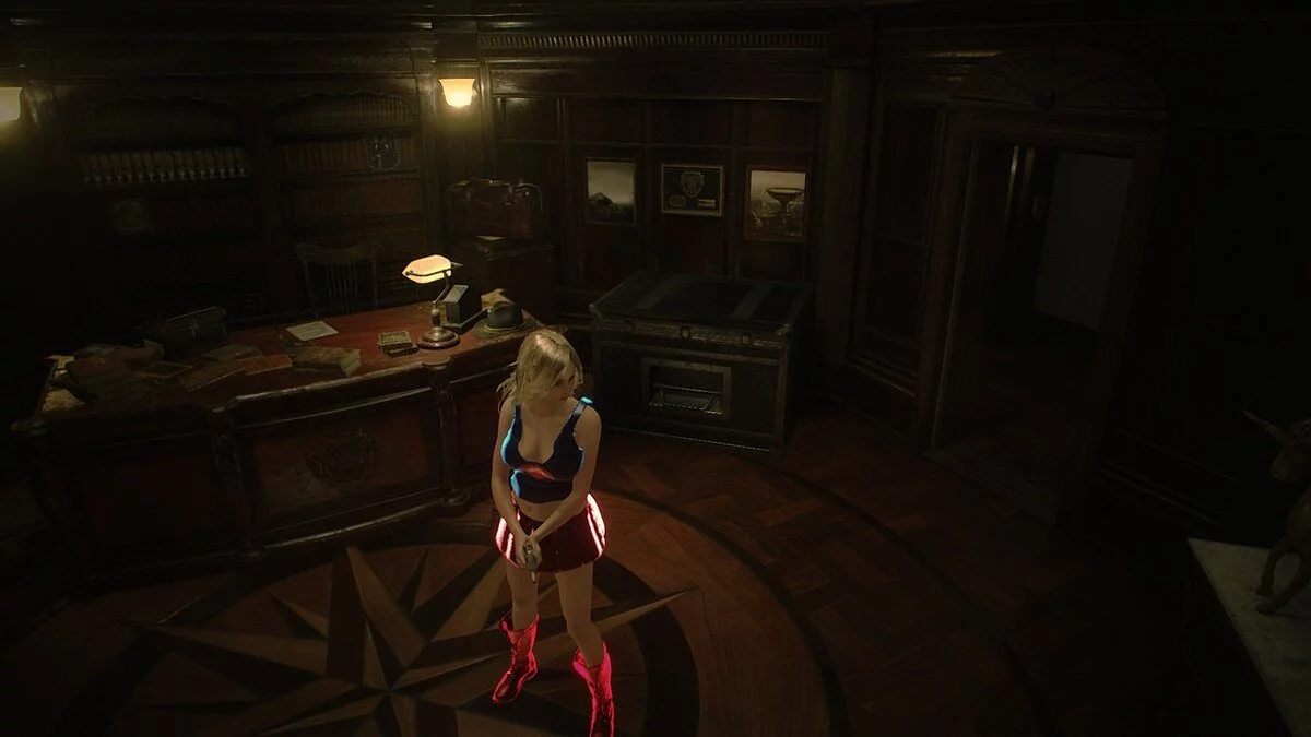 Resident Evil 2 — Клэр в костюме супергероя