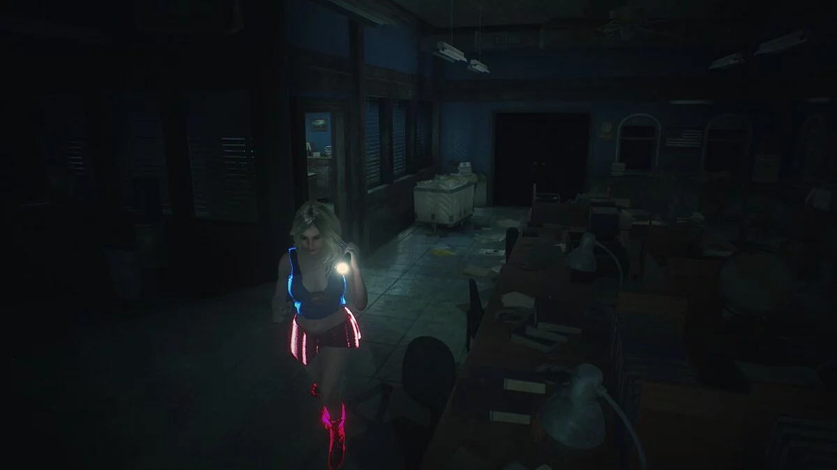 Resident Evil 2 — Клэр в костюме супергероя