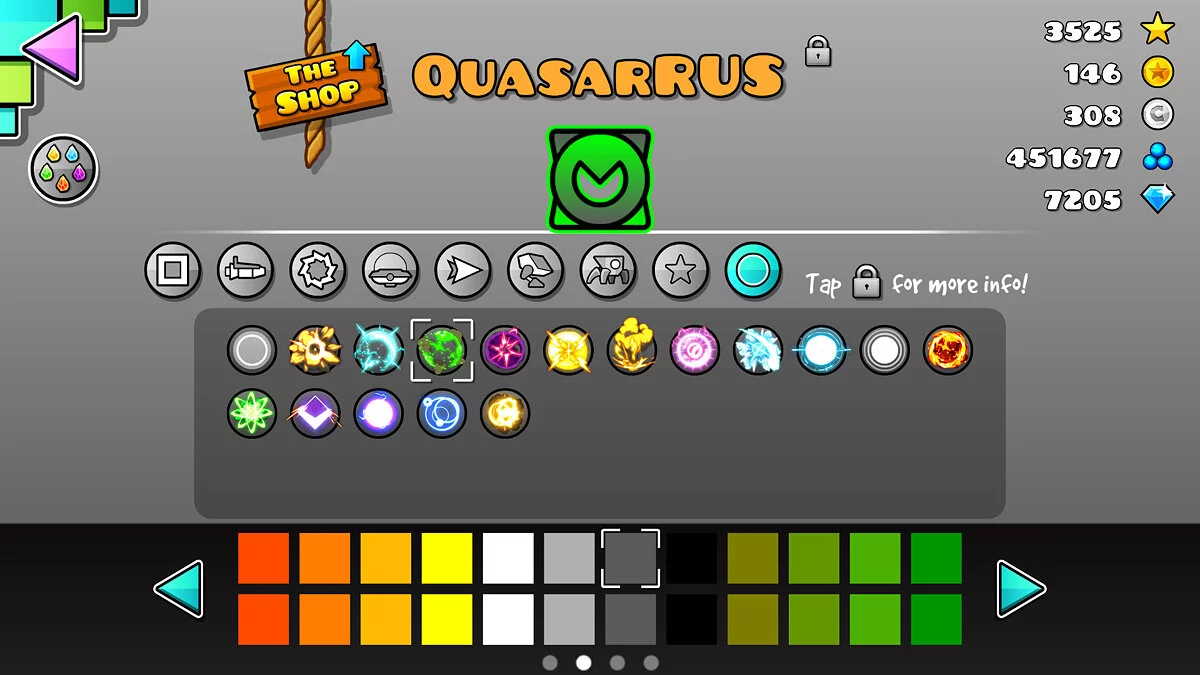 Geometry Dash — Сохранение (Все уровни, монетки, цвета и головы)