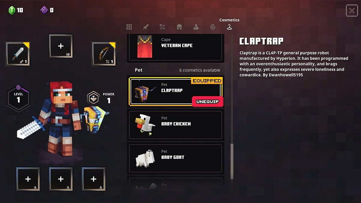 Minecraft Dungeons — Железяка из игры Borderlands