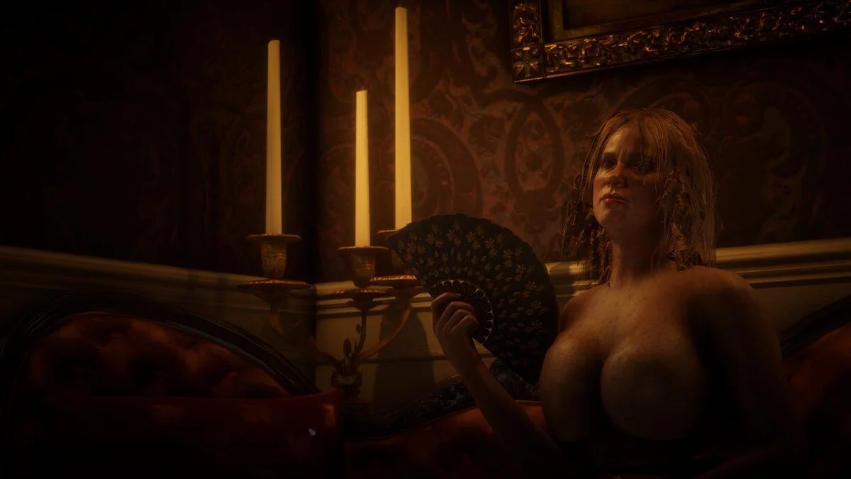 Red Dead Redemption 2 - Голая Карен Джонс.