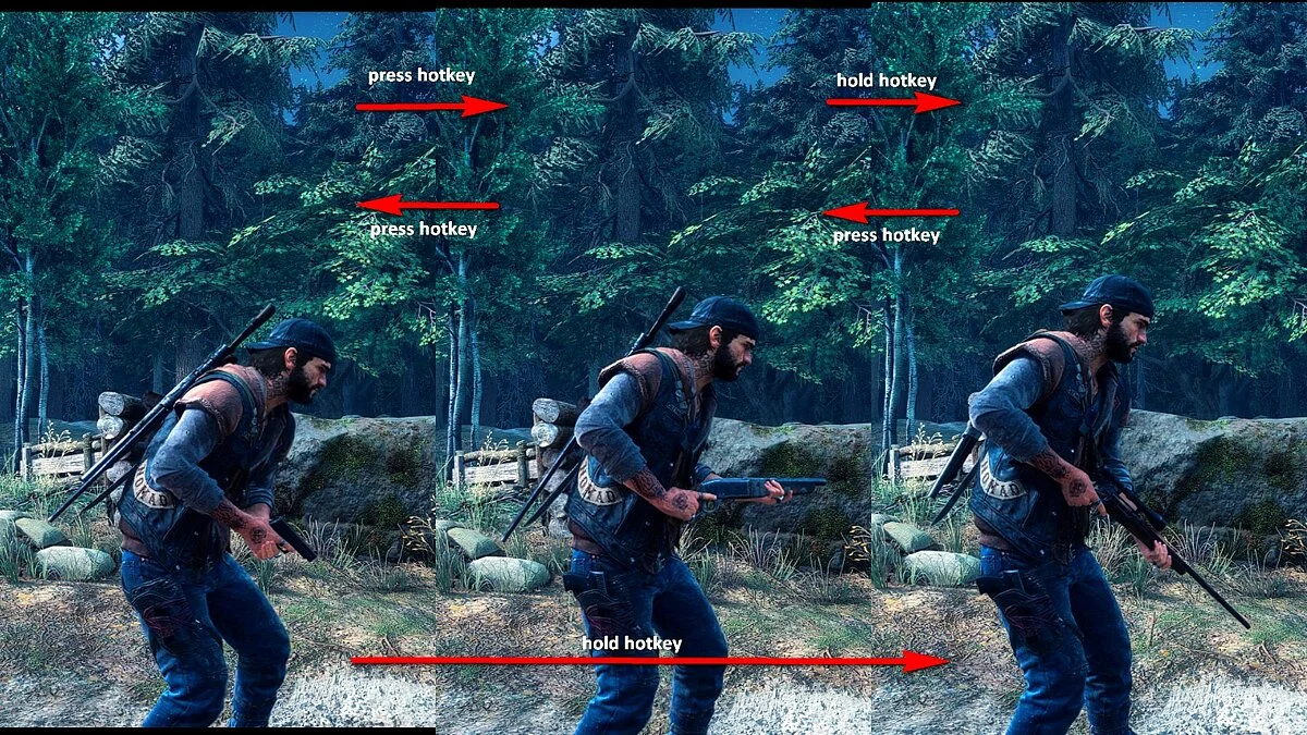 Days Gone — Быстрая смена оружия